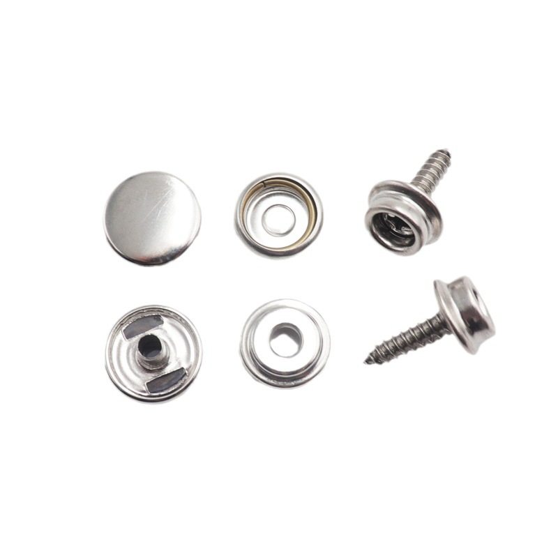 Ship metal copper material 201 screw sewing button tent stroller mattress fixed stainless steel accessories