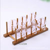 Bamboo Plate Display Bracket Storage Rack Water Cup Plate Drain Bowl Rack Storage Rack Tea Cake Supermarket Ceramic Plate Rack