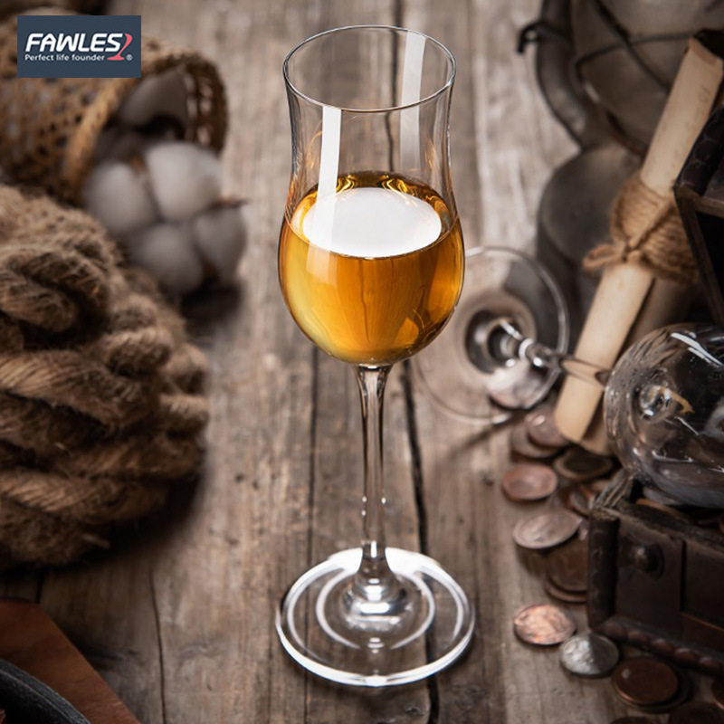 Whiskey Tasting Cup Spirits Glass Tall Tulip Wine Test Glass Crystal Glass Fragrance Glass Small Wine Glass