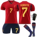 7 with socks + protective gear
