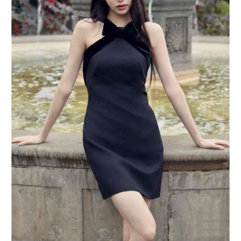 (Mới) Mã B0323 Giá 1420K: Váy Đầm Liền Thân Nữ Dotdan Thắt Nơ Bướm Dáng Ôm Body Gợi Cảm Sexy Thời Trang Nữ Chất Liệu G04 Sản Phẩm Mới, (Miễn Phí Vận Chuyển Toàn Quốc).