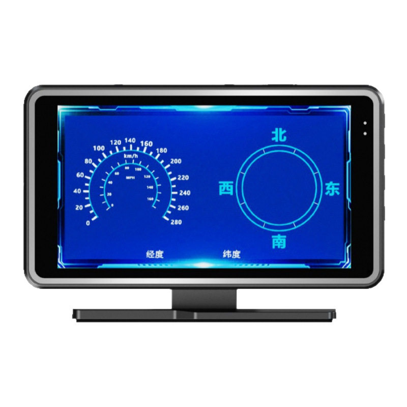 Center Console Driving Recorder, Installation-Free Car Hud Head-Up Display, Safety Warning Instrument, Three-In-One Mobile Phone Interconnection