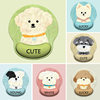 New Cartoon Cute Puppy Wrist Mouse Pad for Girls to Protect Wrist Support All-In-One Computer Keyboard Pad for Office