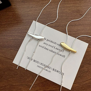 Denise Korean Version Niche Design Naoe Naoki Same Style Sweater Chain Korean Style Fashion Matte Necklace Temperament