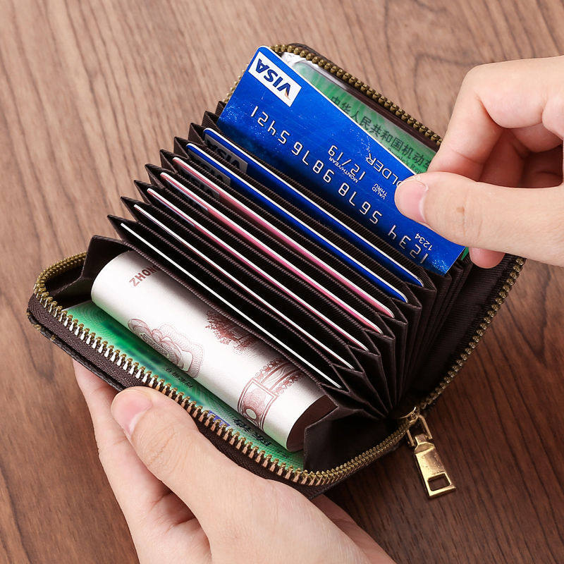 Organ card holder multi-card holder large capacity certificate holder driver's license small card holder female multi-functional casual change
