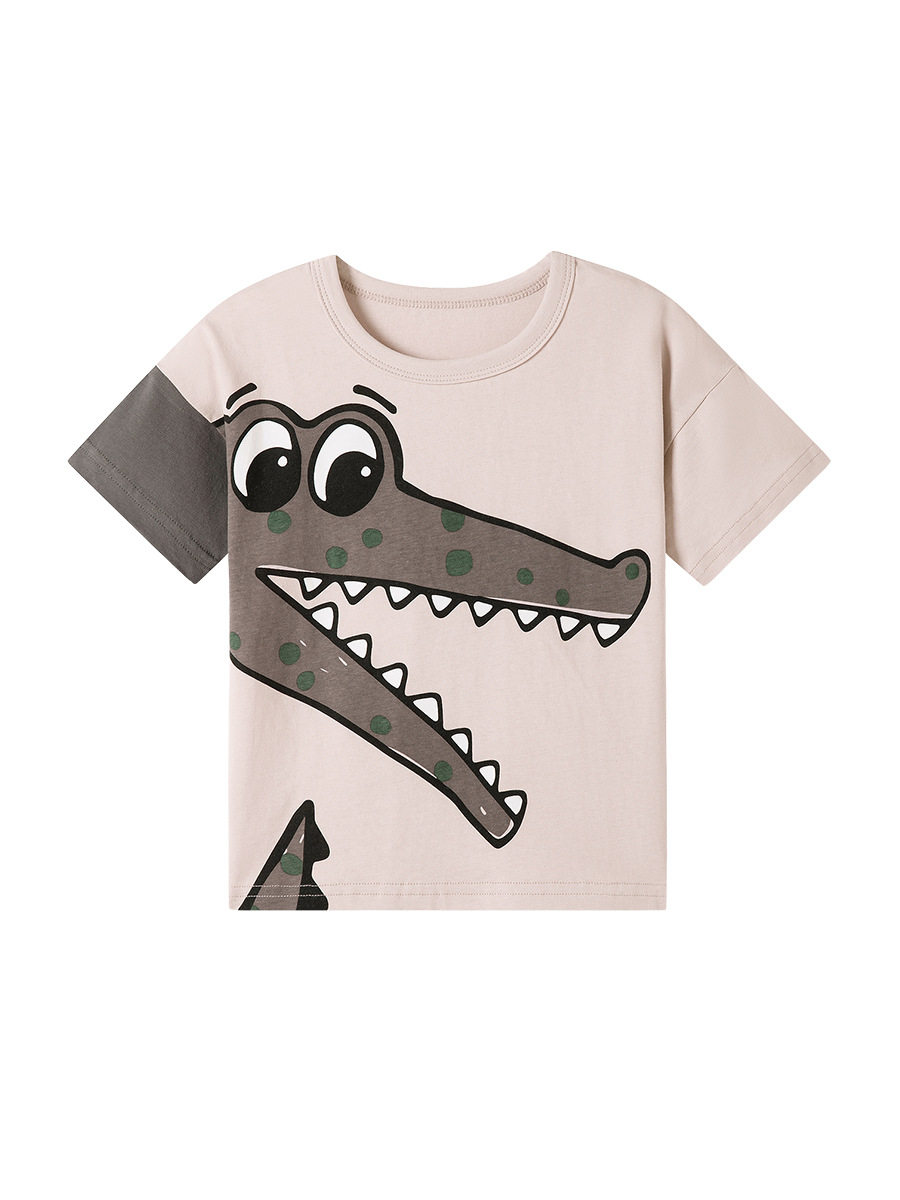 Custom-made Cartoon Kids' T-shirt, Summer Short-sleeve Children's Clothing, Cotton Boys' Top, Kids' T-shirt