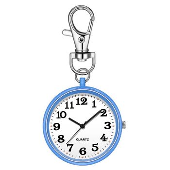 Clear Pointer, Large Numbers, Keychain, Versatile Pocket Watch, Large Dial, Specially Designed for Junior High School Students, Exam-Specific