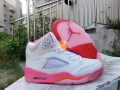Aj5-white peach red