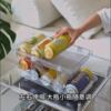 Double-layer retractable rolling beverage storage box automatic filling pop can storage rack refrigerator soda desktop rack