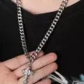 Cross necklace 10mm thick + 55cm (six sections)
