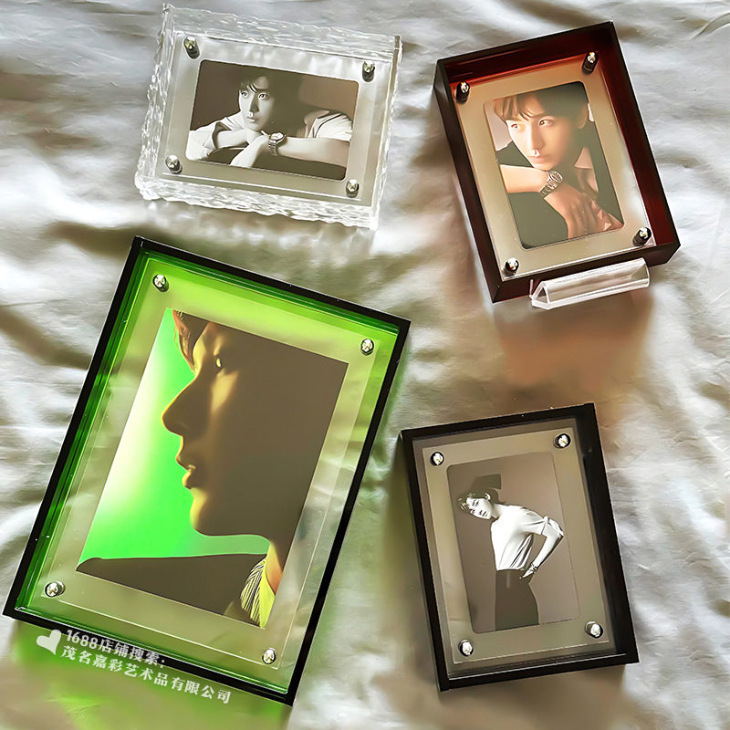 Acrylic Photo Frame Color Acrylic Photo Frame Picture Frame Photo Wall Decoration Photo Frame Color Puzzle