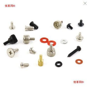 包邮 电脑装机螺丝 硬盘光驱主板机箱风扇铜柱隔离柱减震垫圈十字