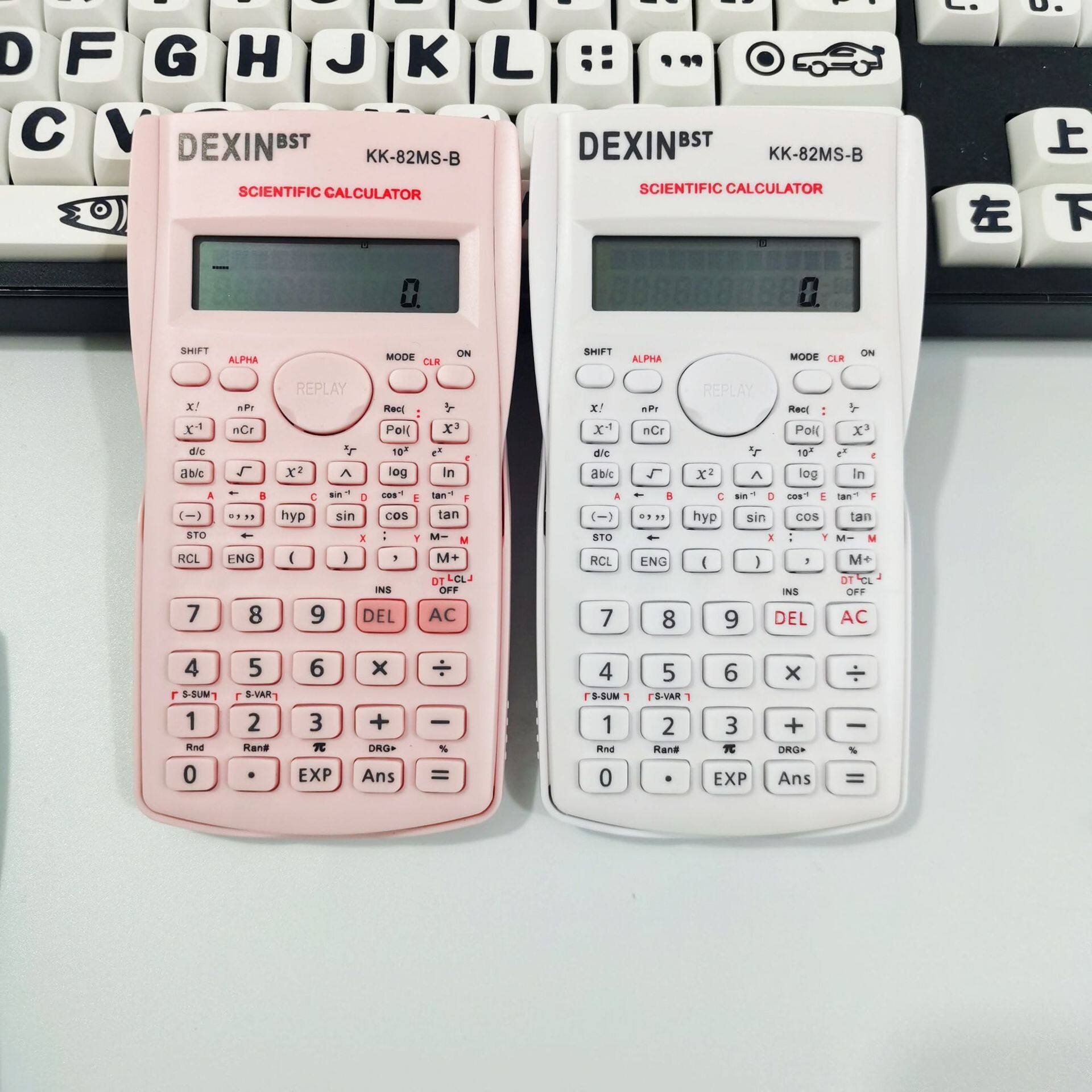 彩色科学函数计算器学生考试专用高颜值计算器电子计算机礼品批发