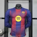 25-26 Barcelona Home Jersey [Long Sleeve]