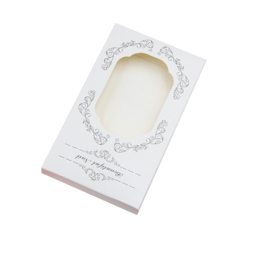 Wearing A Box Storage Packaging Box Nail Art Packaging Paper Box Color Box Window Box Folding Paper Box Drawer Box