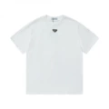 White triangle iron plate logo on chest