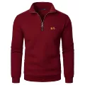 Burgundy + gold label