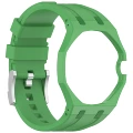 Green grass and dark green (3 o'clock direction)