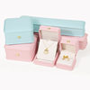Crown Rounded pu Ring Box Tight Waist Bracelet Necklace Packaging Box Earrings Bracelet Jewelry Box Jewelry Box