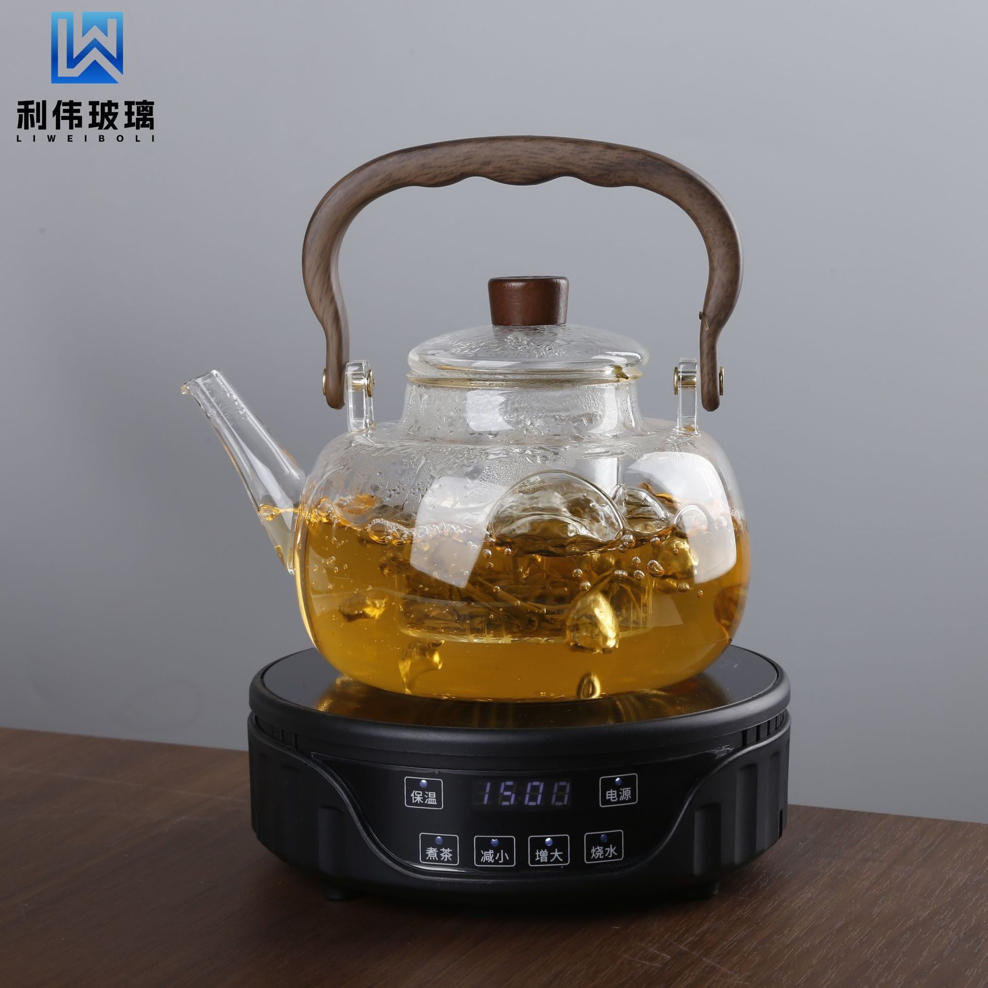 Tea Kettle for Home Use with Handle, Single Pot, 2025 New Model, High-Temperature Resistant Tea Set, Electric Ceramic Stove, Glass Water Kettle Wholesale