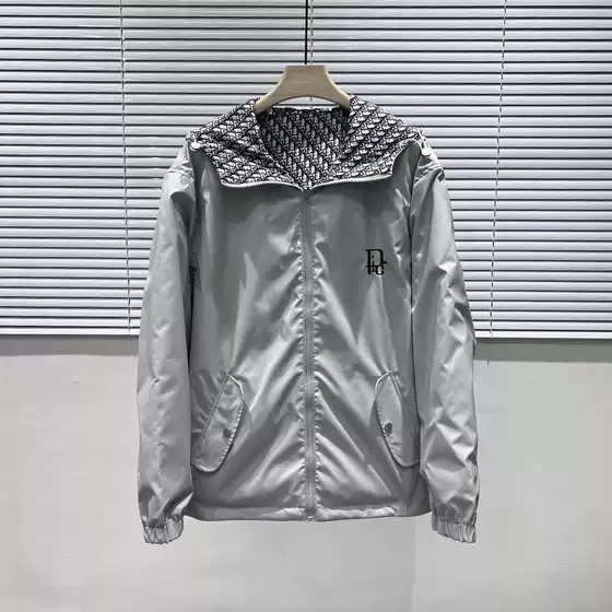 25 Years New Product Dr Tencel Jacquard Reversible Embroidered Men's Jacket Reversible Jacket Men's Jacket Wholesale