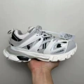 White gray black