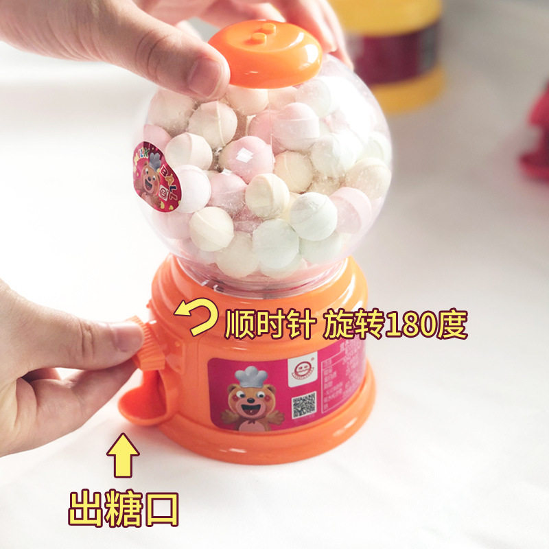 Yanfa Twist Candy Machine Snacks Children's Candy Toys Wholesale Milk Tablets Toy Milk Fans Mini Fruit and Vegetable Steamed Buns Fruit Candy