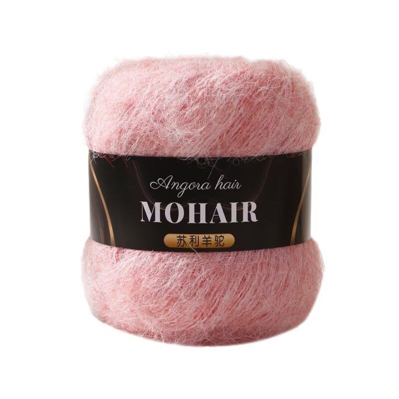 Suli Alpaca Mohair 25g Medium Thick Long Hair Mohair Thread Hand-Knitted Wool Hat Scarf Export