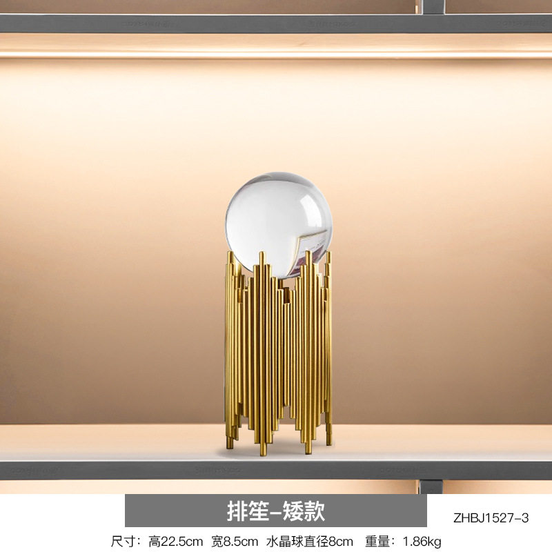 新中式高档酒柜装饰品餐边柜摆件客厅创意家居饰品室内软装装饰