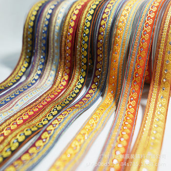 Factory Direct 2cm domestic webbing foreign trade clothing accessories webbing shoes hat accessories accessories flat jacquard webbing