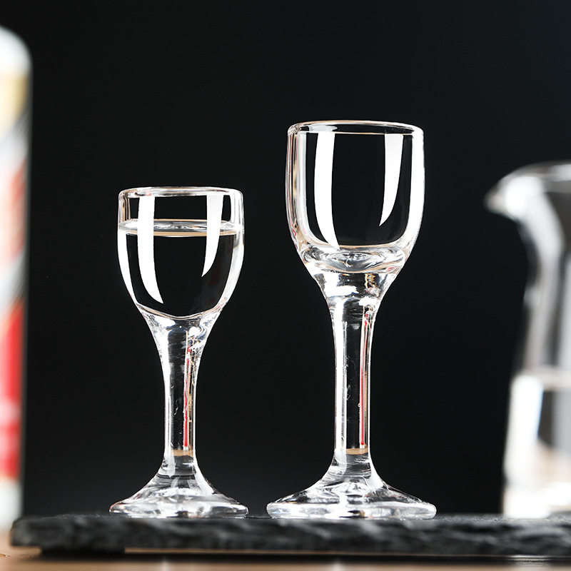 High-Footed Liquor Tasting Glasses, Bullet-Shaped Glasses, Liquor Glasses, Moutai Liquor Factory Decal Small Wine Glasses, Quality Wine Glasses