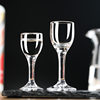 High-Footed Liquor Tasting Glasses, Bullet-Shaped Glasses, Liquor Glasses, Moutai Liquor Factory Decal Small Wine Glasses, Quality Wine Glasses