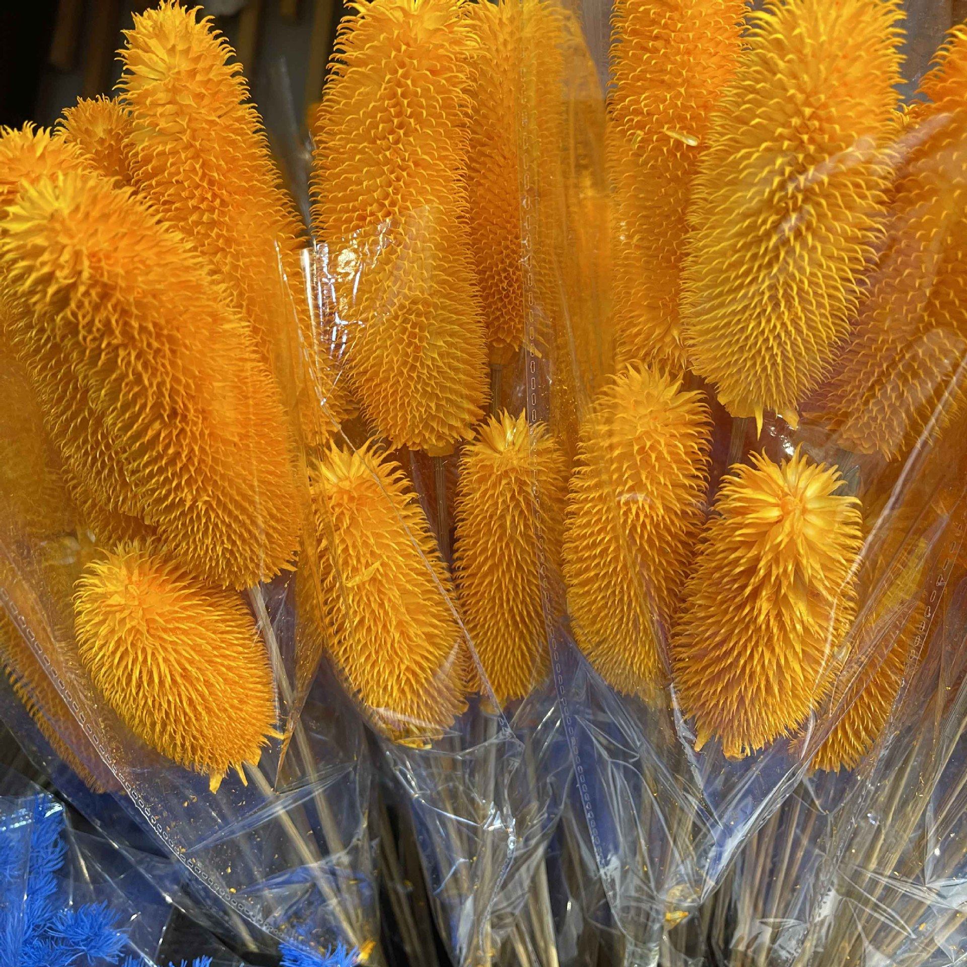 Dried Fruit Flower Arrangement Decorative Ornament Soft Decoration Longevity Fruit Thistle Fruit Home Living Room Photo Prop Artificial Flower