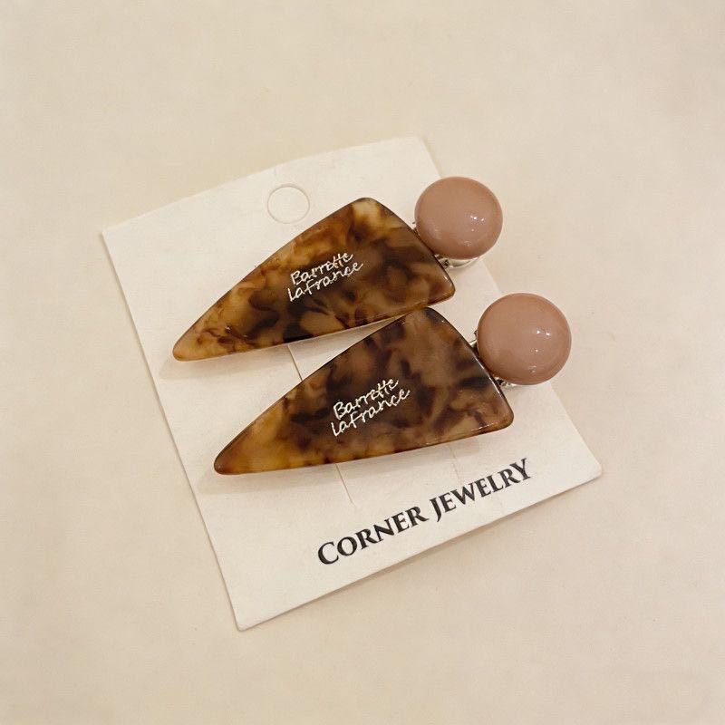 2026 new leopard print acetic acid hairpin popular ins style...