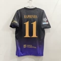 Barca away jersey number 11 + Champions League badge