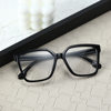Large Frame Square Glasses Frame 2024 New Flat Glasses Women's Anti-blue Glasses Plain Face Small Frame Glasses
