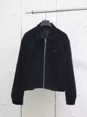 Poison Home in stock 25 Years New P Velvet Chest Logo Jacket Jacket Light Luxury Fashion Men's and Women's Same Style