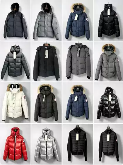 Winter New High-End Goose down Large Pocket Parka Cotton Jacket for Men and Women, Thickened Couple's Hooded Warm Windproof Coat