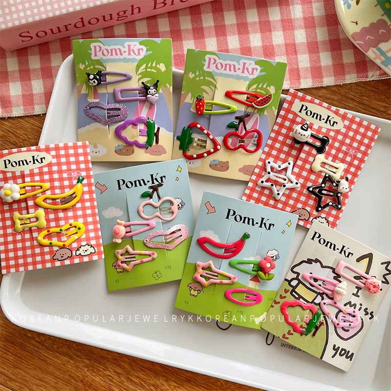 New Korean Girl Hairpin Sweet Cool Style High-Looking Hair A...