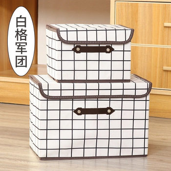Storage Box Extra Large Clothes Storage Box Fabric Foldableable Wardrobe Storage Box Intimates and Socks Storage Box