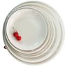 Factory wholesale hotel ceramic plate tableware restaurant fruit plate deep chopped pepper fish head plate soup plate dish white ceramic plate