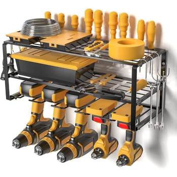 Cross-border Garage Tool Storage Rack Storage Rack Hand Electric Drill Screwdriver Tool Rack Wall-mounted Charging Drill Storage Rack