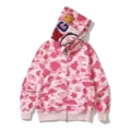 (camouflage pink shark jacket terry)