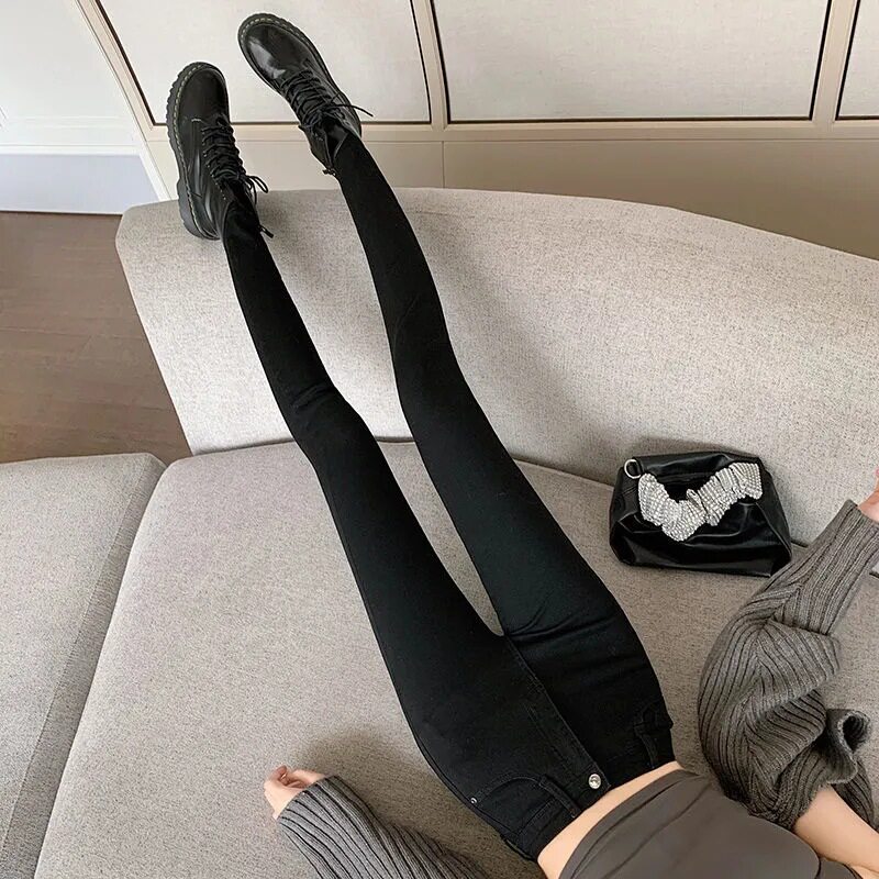 High Waisted Skinny Jeans for Women Stretch Denim Slim Fit Tapered Leg Spring Fall Fashion Wholesale Available