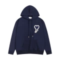 Navy blue [a201 car badge hooded thickened model]