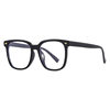 Korean style black glasses frame with large myopia frame glasses frame men's red book with blue light-proof flat glasses for women