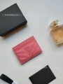 Pink caviar leather gold buckle