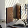 Thickened Solid Wood Bookend Black Walnut Bookend Bookend Clip Simple Bookshelf Book Clip Student Standing Bookshelf Bezel