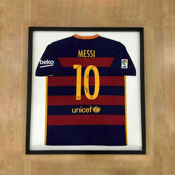 Signature Jersey Framed Ronaldo Messi Signature Jersey Framed NBA Commemorative Collection Clothes Display Frame Photo Frame Basketball