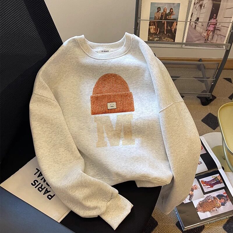 ライトグレー[帽子生地プラスベルベット]